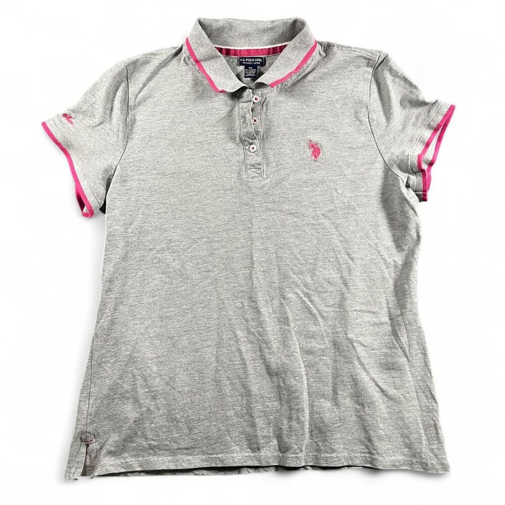 Us-polo-assn Women's Grey Polo-shirts
